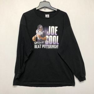 Vintage 2008 Flacco #5 Joe Cool Adult T-Shirt Tee Size Extra Large M129 -1